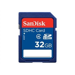 SanDisk 32GB SDHC memory card