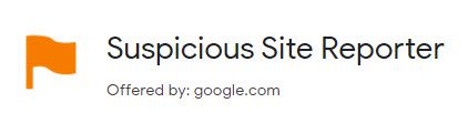 Google's Suspicious Site Reporter Logo