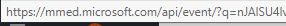 Screen capture of part of a Microsoft URL