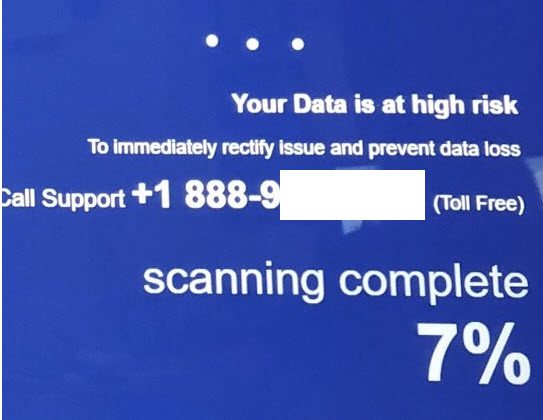 fake scanning window