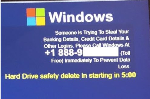 fake Windows window