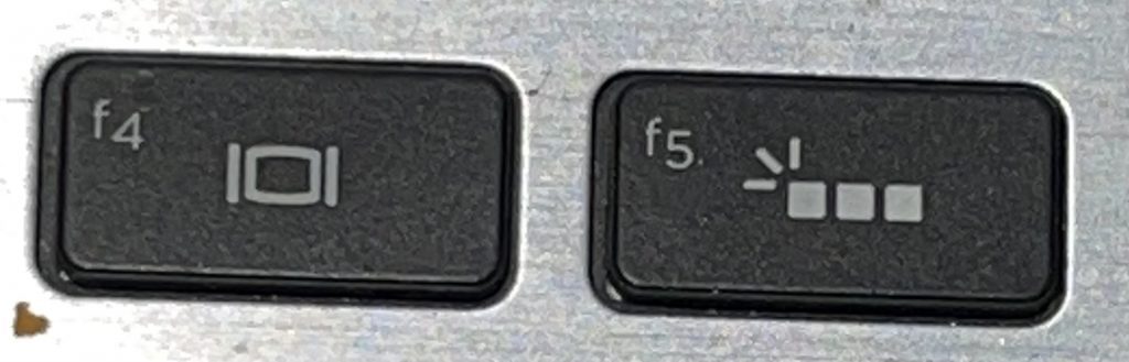 Two of the F key icons