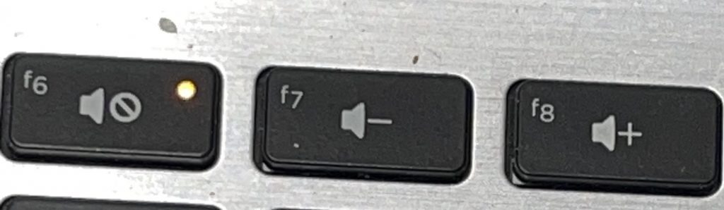 Three of the F key icons