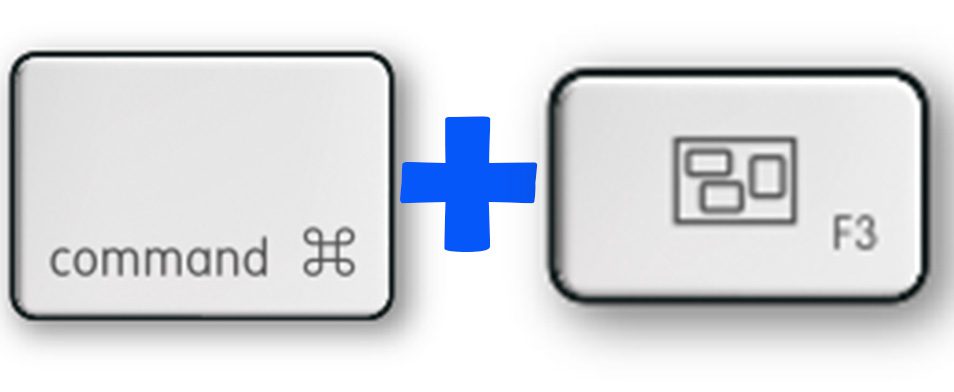 3 Keyboard Shortcuts You Should Know - Mac Command plus Mission Control